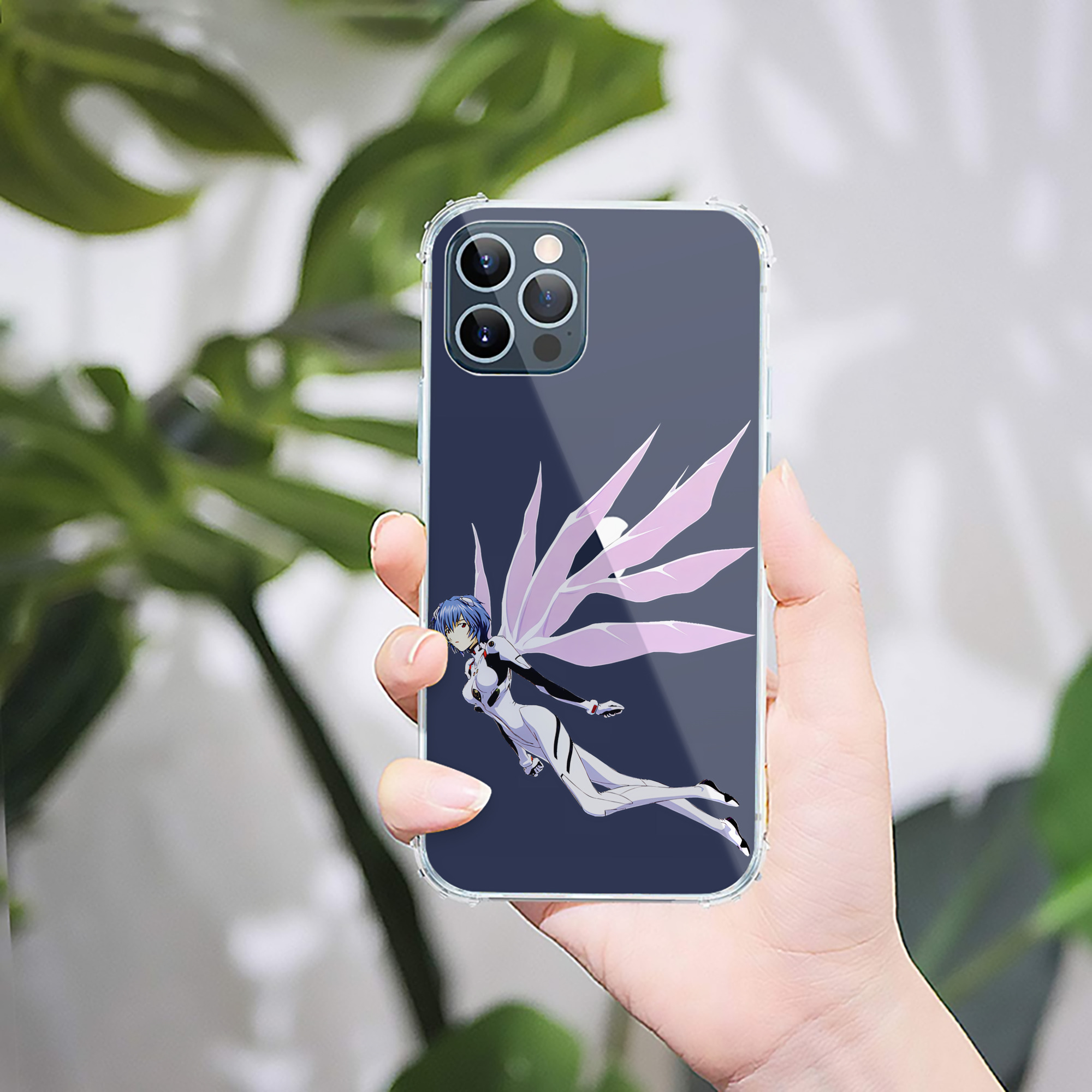 （画像用） EVA 新世紀エヴァンゲリオン 【iPhone 12シリーズ対応】透明スマホケース（クリアソフトケース）